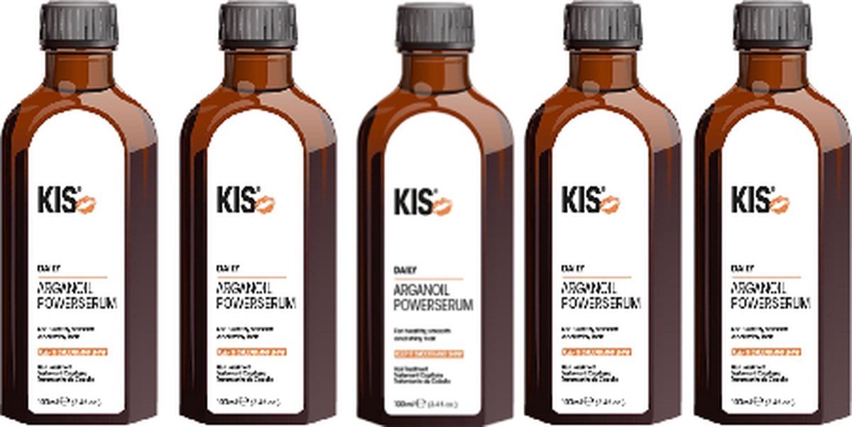 KIS - Kappers Argan Oil Power Haarserum - voordeelverpakking - 15 x 100 ml