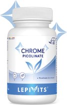 Chrome | 60 gélules VEGAN | Aide à maintenir la glycémie | Fabriqué en Belgique | LEPIVITES