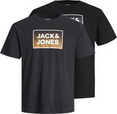 JACK&JONES JUNIOR JJSTEEL TEE SS JNR 2PK MP Jongens T-shirt - Maat 140