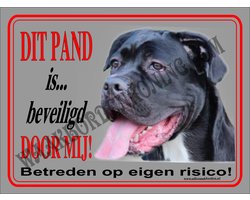 Cane Corso 122...formaat:15x20cm..ondergrond:Geborsteld zilver...Dit pand is beveiligd door mij!