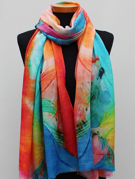 Cashmere sjaal Zomer - Luxe sjaal - 75 x 200 cm