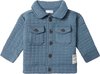 Noppies Boys Cardigan Bladenboro long sleeve Jongens Vest - Blue Mirage - Maat 80