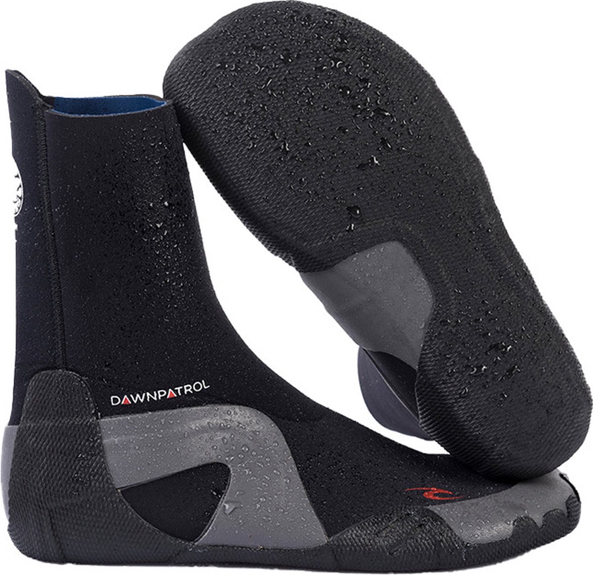 2026 Rip Curl Dawn Patrol 3mm Round Toe Neoprene Boots - Black