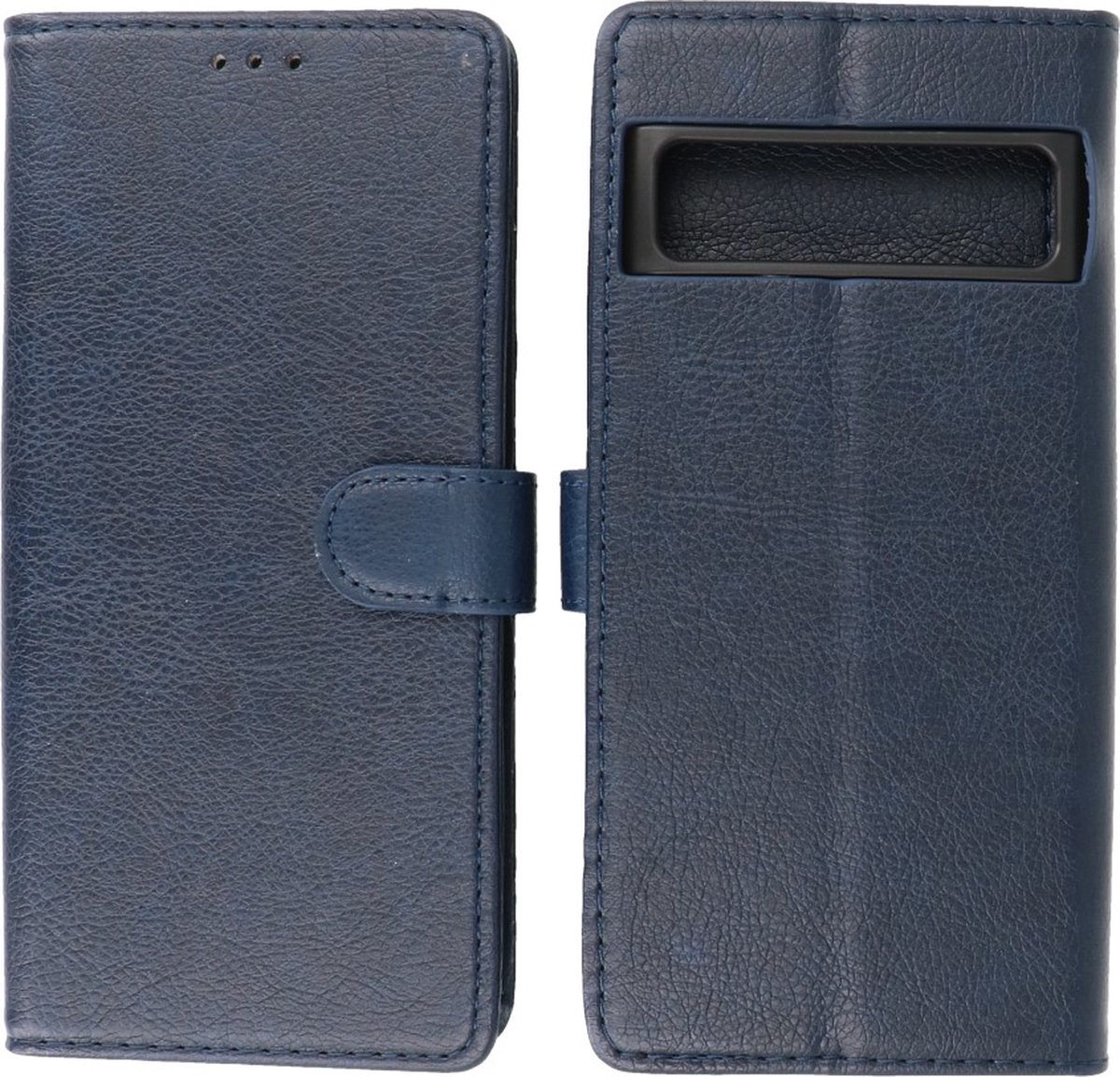 Google Pixel 8 Pro Hoesje Book Case Portemonnee Telefoonhoesje - Navy