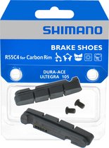 Shimano Remblokken R55c4 Carbon Velgen Rubber Zwart 2 Stuks
