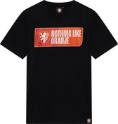 Nederlands Elftal T-shirt Heren - Maat XL - Zwart - EK Voetbal 2024 - Officiële KNVB Kleding