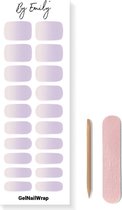 By Emily® Gel Nail Wraps & Gellak Stickers - Shooting Star - Nagelstickers - Gel Nagel Folie - DIY Manicure - Langhoudende Nail Art - UV LED Lamp Vereist - Trendy Designs - SpringNails- Lente - Nagels Inspiratie - Veilig voor Nagels - 20 Stickers