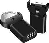 Compacte USB-C LIR Knoopcel Batterijoplader - Geschikt voor LIR2032 & LIR2025 - 40mA max - Knoopcel lader-1 Stuk