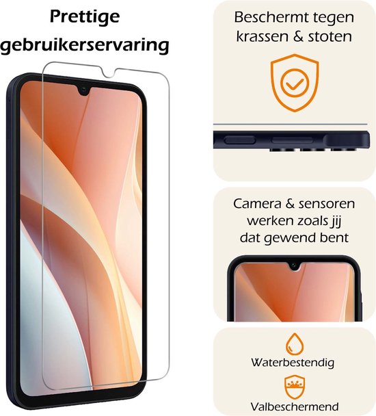 Protecteur d'écran adapté pour Samsung A15 Film de protection d'écran en Glas Tempered Glass - Protecteur d'écran adapté pour Samsung Galaxy Galaxy A15 Protecteur d'écran