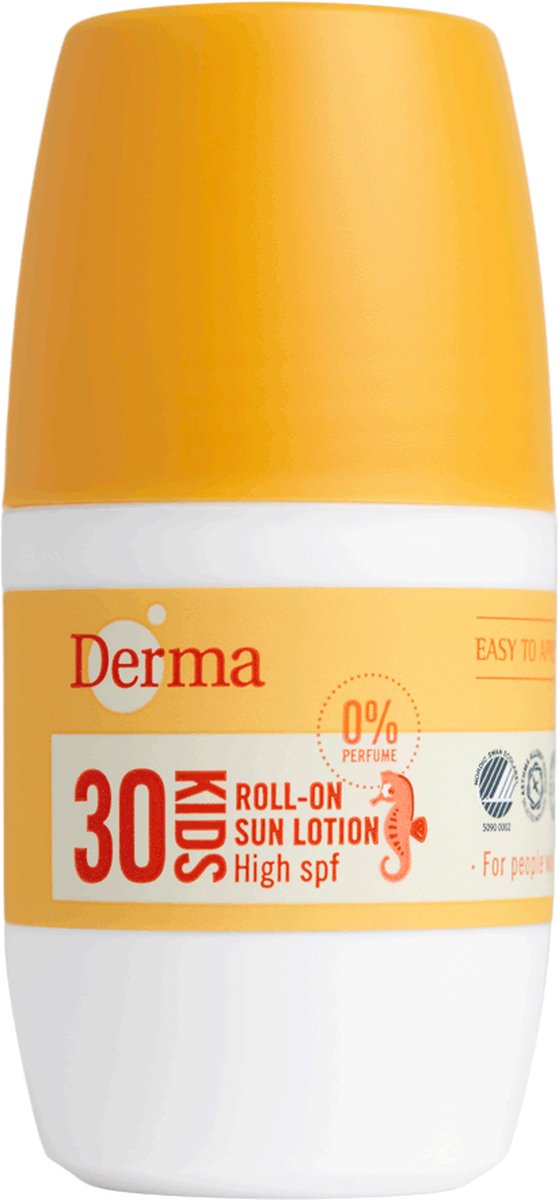 Goedkoopste Derma Sun Kinder Zonnebrand Roller - SPF30 - 50 ML - Allergie - Geurvrij - Zonbescherming - Milieuvriendelijk - Kinderformule