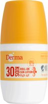 Derma Sun Kinder Zonnebrand Roller - SPF30 - 50 ML - Allergie - Geurvrij - Zonbescherming - Milieuvriendelijk - Kinderformule