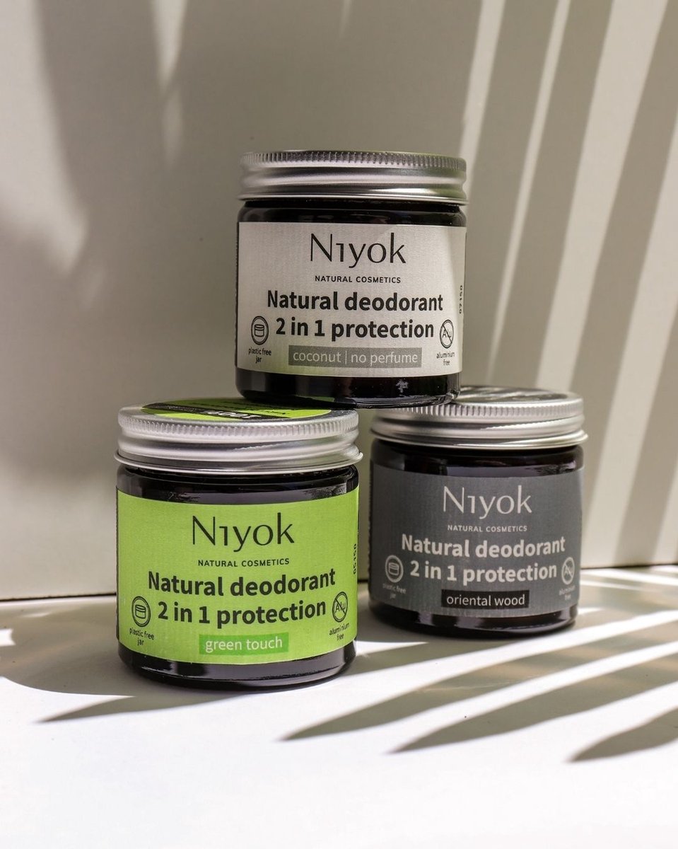 Goedkoopste Niyok Oriental Wood - Deocrème - 40 ML - Anti-transpirant - Houtachtig - Veganistisch