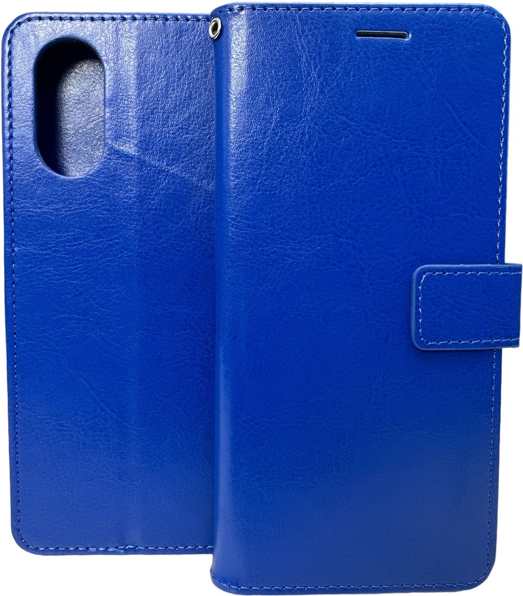 Portemonnee Book case Hoesje Geschikt voor: Oppo A78 5G - Blauw