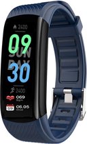 Royal supplies GM20- Stappenteller - Activity Tracker - 2024 model - Fitness tracker - Smartwatch - Screenprotector- Blauw