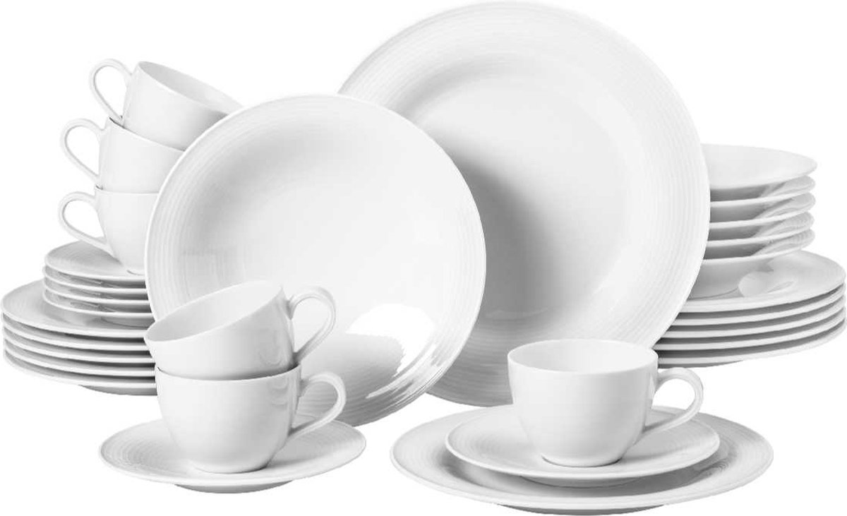 Seltmann Weiden Beat Wit 30-delige serviesset