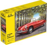 1:16 Heller 80796 Citroen DS19 Cabriolet Kit de modèle de voiture en plastique