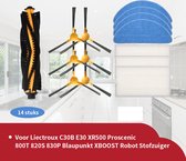 Replacements® Onderdelen set geschikt voor Blaupunkt Bluebot Xboost - 14-delig - Borstels - Filters - Dweiltjes