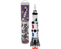 foto van Plus-Plus Tube Saturn V raket 240 delige bouwset - 4182 - Bouwspeelgoed - Constructiespeelgoed - Set met bouwstenen - Vanaf 5 jaar
