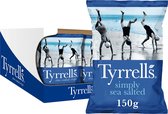 TYRRELLS - Simply Sea Salted 8x150 gram