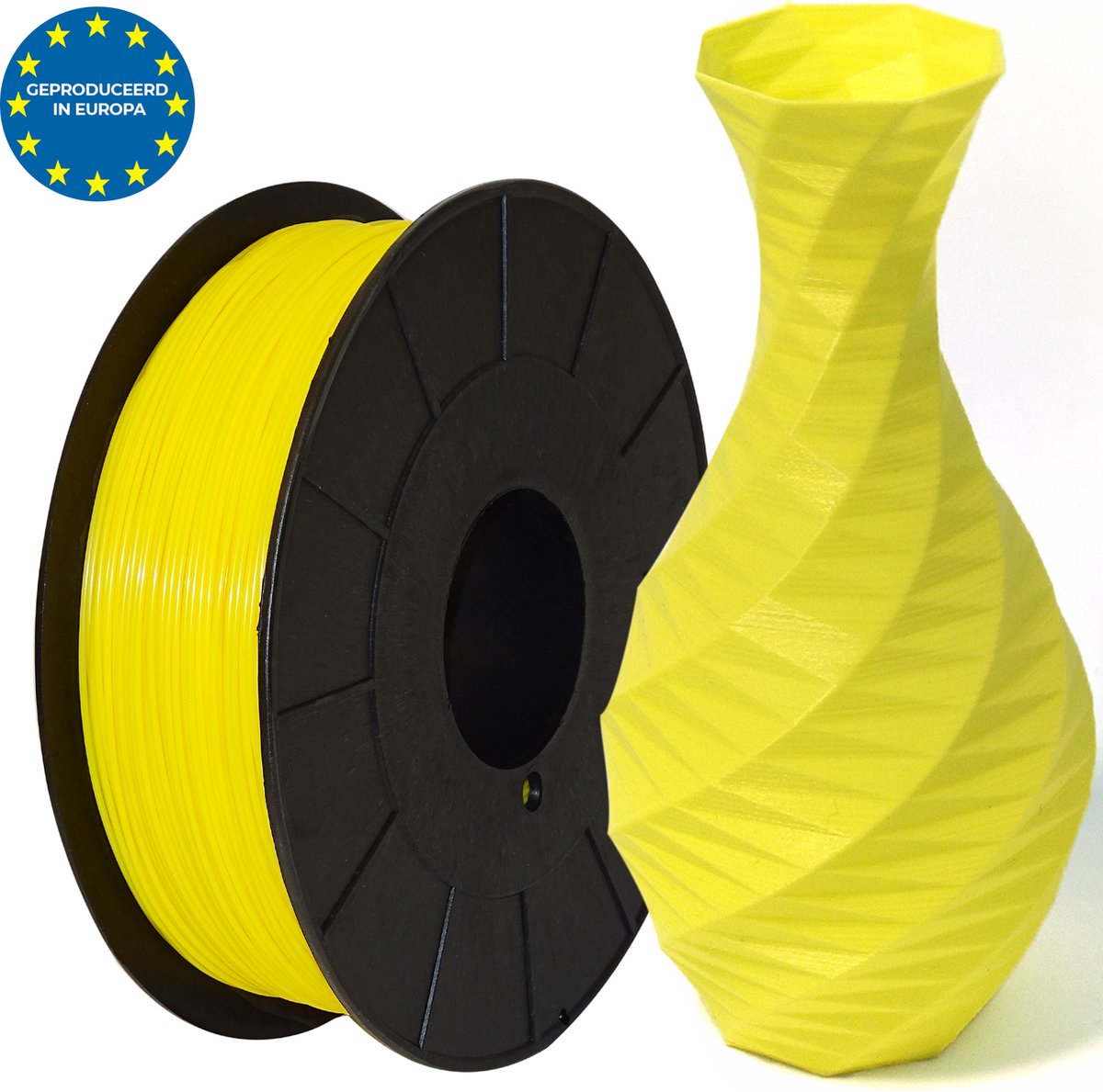 Geel - PLA filament - 500g - 1.75mm - 3D printer filament