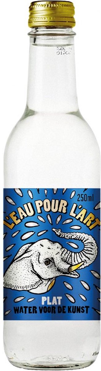 Lâ€™eau pour lâ€™art | Mineraalwater | Plat | Koolzuurvrij | Glas | 24 stuks | 25cl)
