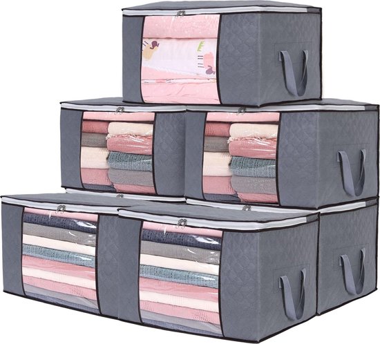4 stuks extra grote opbergdozen met deksel, verpakkingsdoos
