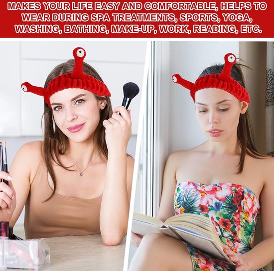Angelkiss Frosch Stirnband - Korallenvlies Haarband Für Makeup Und Gesichtspflege