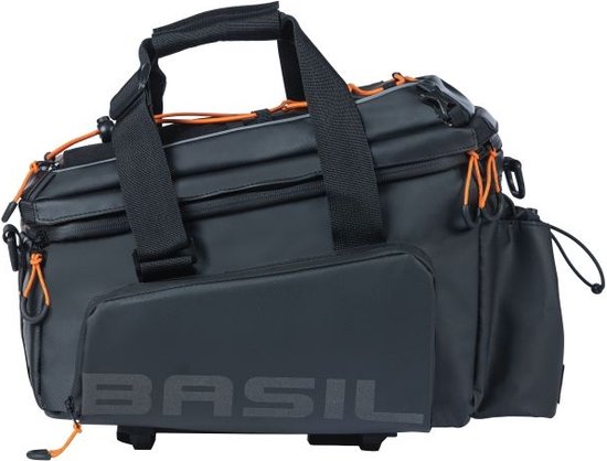 Fietstas Basil City Shopper 14-16 liter 30 x 18 x 49 cm - grijs Fietstas Basil City Shopper 14-16 liter 30 x 18 x 49 cm - grijs