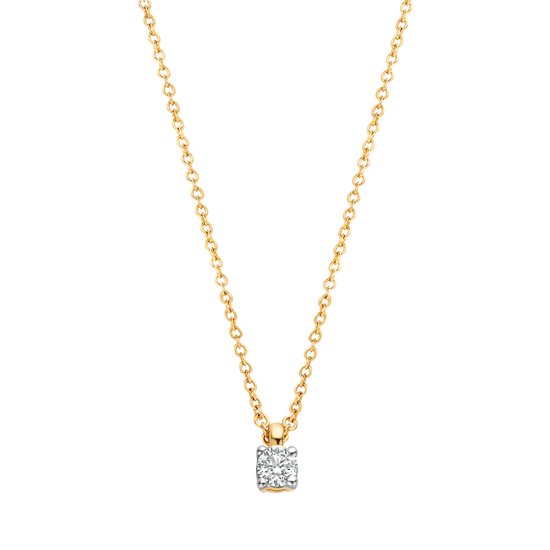 Blush Diamonds Dames Ketting Goud - Goud