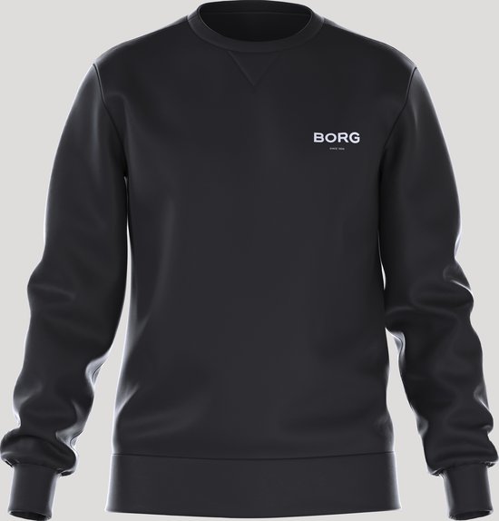 Björn Borg BB Logo Leisure - Sweater- Trui- Top - Heren - Maat M- zwart
