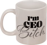 ''I'm CEO Bitch'' Mok - Mok met leuke opdruk - 325 ml - Mok voor baas