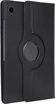 Waeyz - Hoes geschikt voor Samsung Tab A9 - 360° draaibaar bookcase - Zwart – 8.7 inch cover beschermhoes met standfunctie