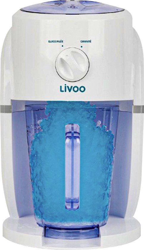 Livoo Ice Crusher - Slush Puppy Maker - Machine - Ijscrusher - Ijsmachine - Ice Breaker - Transparant - Inclusief Ijskan