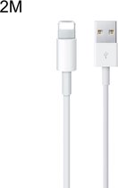 Câble chargeur iPhone adapté pour Apple iPhone 5, 6, 7, 8, X, XS, XR, 11, 12, 13, 14, Mini, Pro Max - Câble iPhone - Câble de chargement iPhone - Câble USB Lightning - Chargeur iPhone - Chargement iPhone câble - 2 mètres