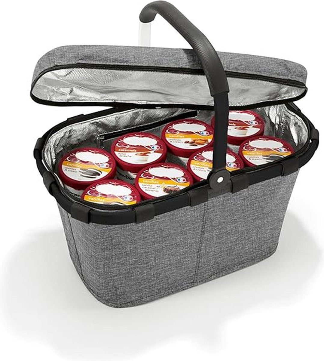Boodschappenmand \koelmand, koeltas, picknickmand,48 x 28 x 29 cm