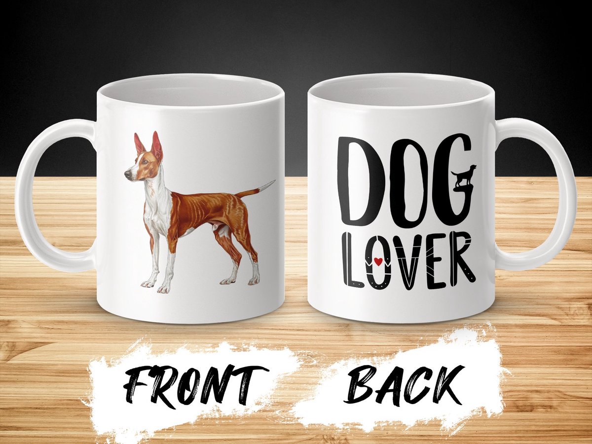 Mok Ibizan Hound dog - hond / dog lover