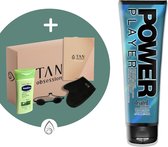 Devoted Creations ® Power Player - Zonnebankcreme - Zonnebankcremes - Zonnebank creme - Met Bronzer - Incl. Exclusieve Tan Obsession Giftbox - 250 ML