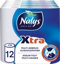 Nalys Xtra Multi-gebruik Wit Keukenpapier - 12 Rollen