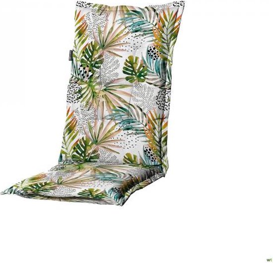 LILENO HOME Tuinstoelkussens [2-delige set - hoge rugleuning] in Taupe - Comfortabele kussens als zitkussens voor tuinmeubelen - Stoelkussens voor tuinstoelen en klapstoelen MIA