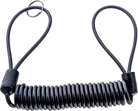 Stahlex Staalkabel met lussen - 5 meter x 4 millimeter - geplastificeerd - kabelslot - terraskabel van Stahlex — afbeelding 2