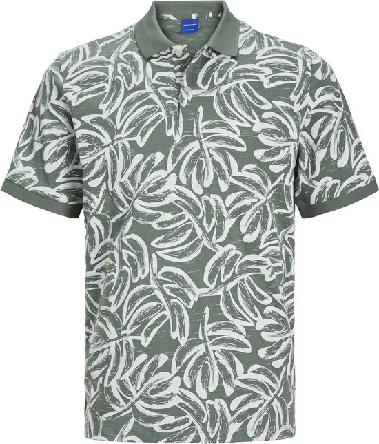 JACK&JONES JORLAFAYETTE AOP SS POLO Heren Poloshirt - Maat M