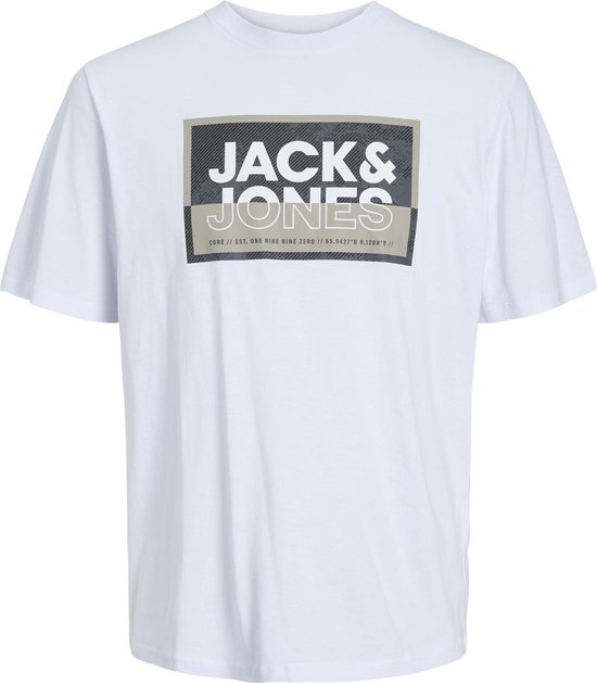 JACK&JONES JCOLOGAN TEE SS CREW NECK SS24 LN Heren T-shirt - Maat L