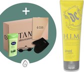 Devoted Creations ® H.I.M. Fit - Zonnebankcreme - Zonnebankcremes - Zonnebank creme - Met Bronzer - Incl. Exclusieve Tan Obsession Giftbox - 250 ML