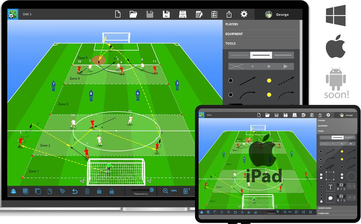 VoetbalTaktiek Manager Tekenprogramma