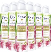 Dove Women Nourishing Secrets Refreshing Summer Ritual Deodorant Body Spray - 6x150ml