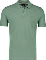 BOSS Pallas regular fit polo - pique - groen - Maat: 6XL