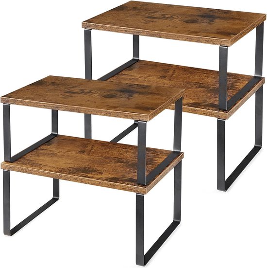Curver Set van 4 grote decoratieve kunststof opbergmanden van jute, perfecte bakken voor thuiskantoor, kastplanken, keukenkast en alle benodigdheden voor de slaapkamer, zwart