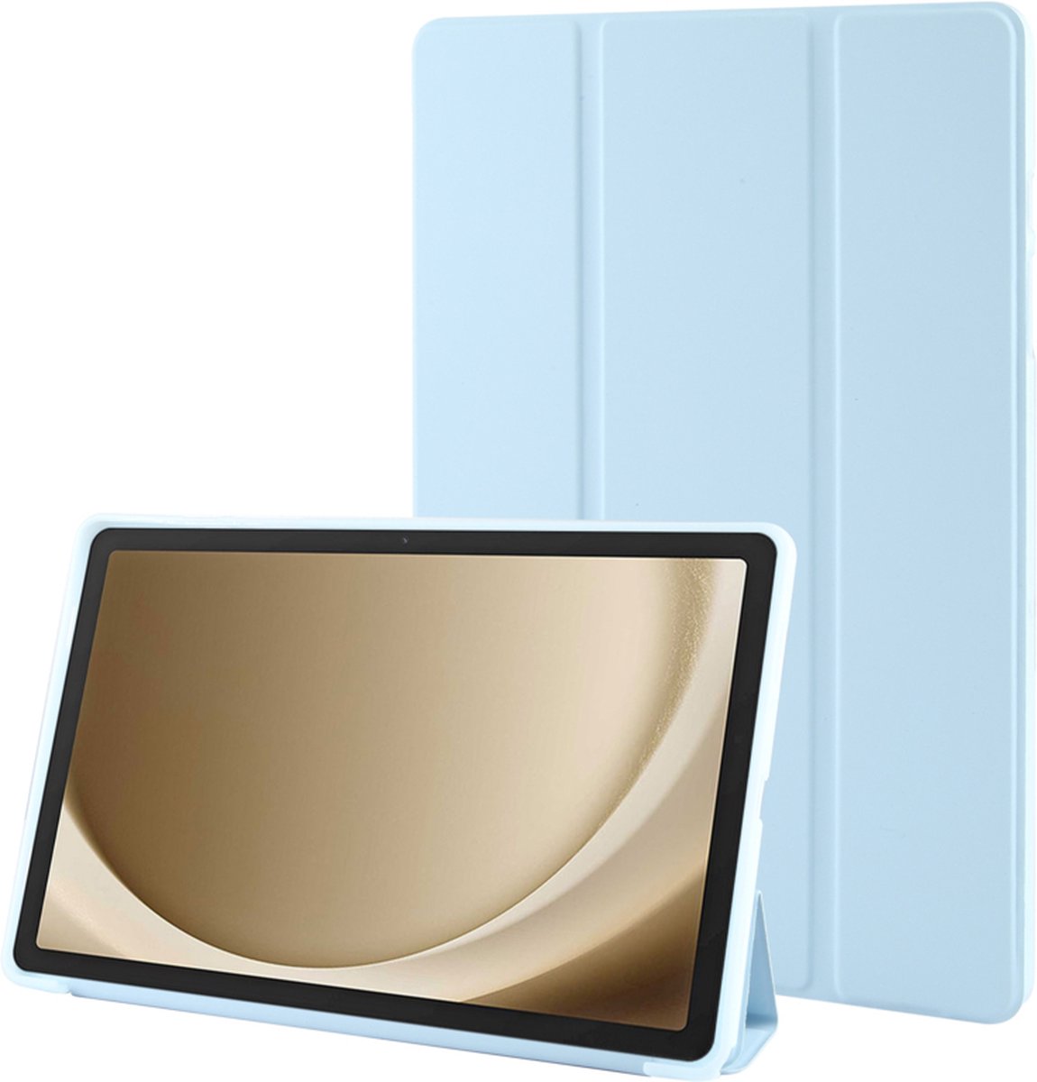 TPU Bescherm-Cover Hoes Map geschikt voor Samsung Tab A9 PLUS 11 - Licht-Blauw