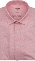 OLYMP - Luxor Overhemd Stretch Roze - Heren - Maat 40 - Modern-fit
