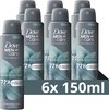 Dove Men+Care Advanced Anti-Transpirant Deodorant Spray - Eucalyptus + Mint - met Triple Action Technologie - 6 x 150 ml